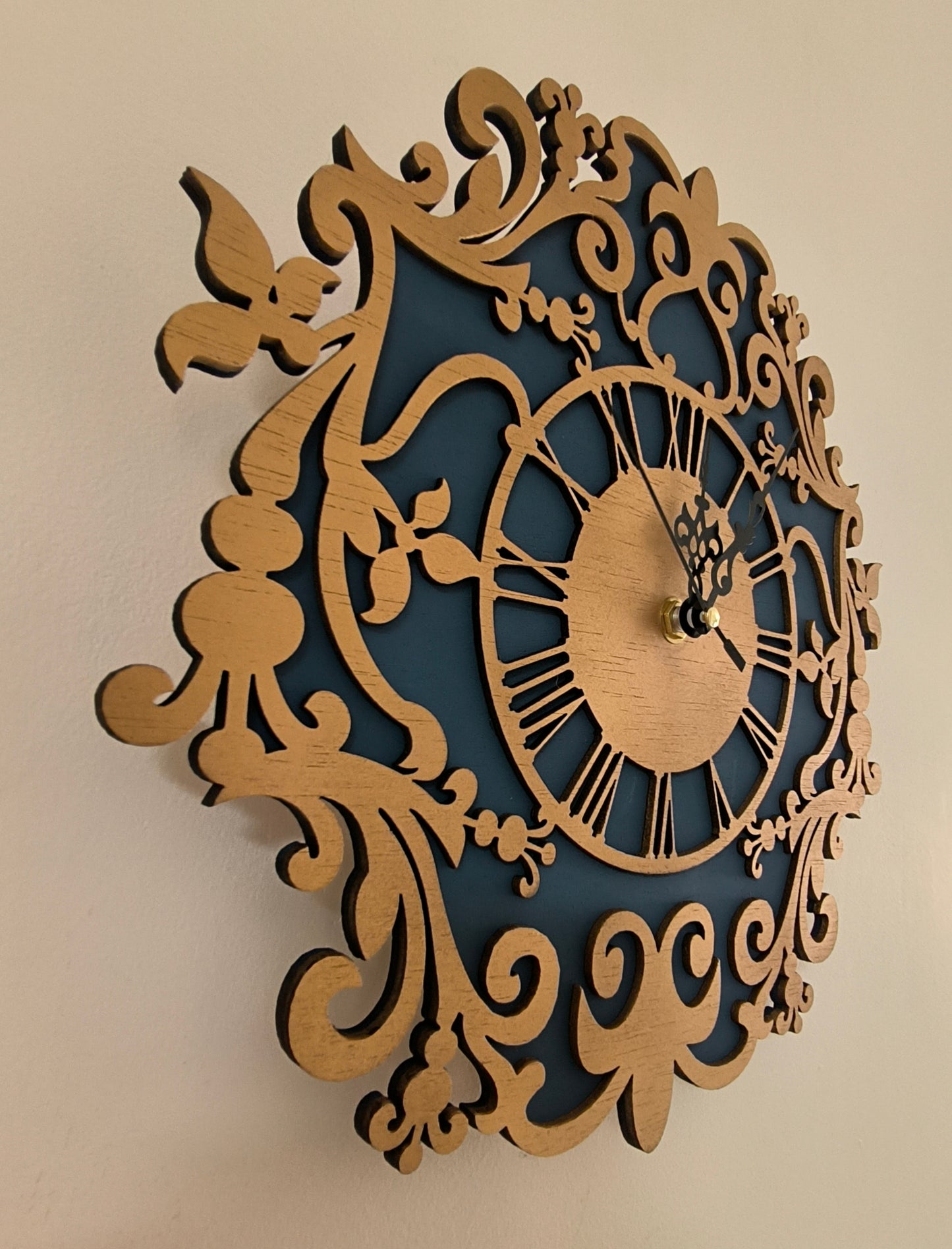 שעון קיר אלגטי דו-שכבתי 2