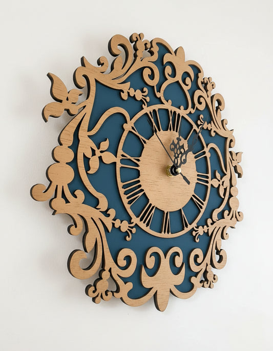 שעון קיר דו-שכבתי 2