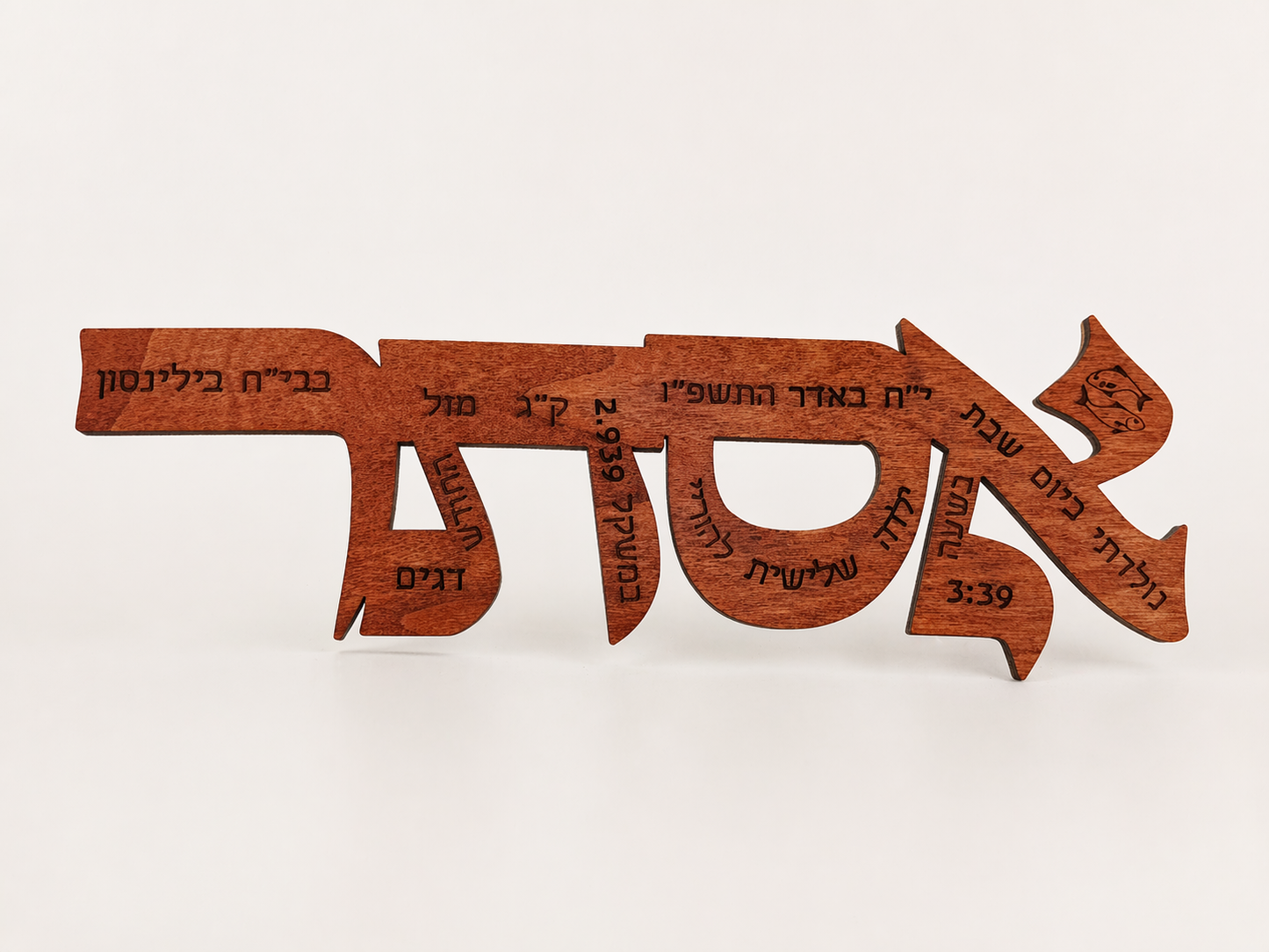 שלט לידה בעיצוב מיוחד