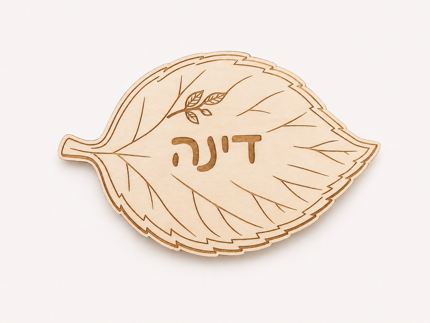 שלט לבית - עיצוב עלה