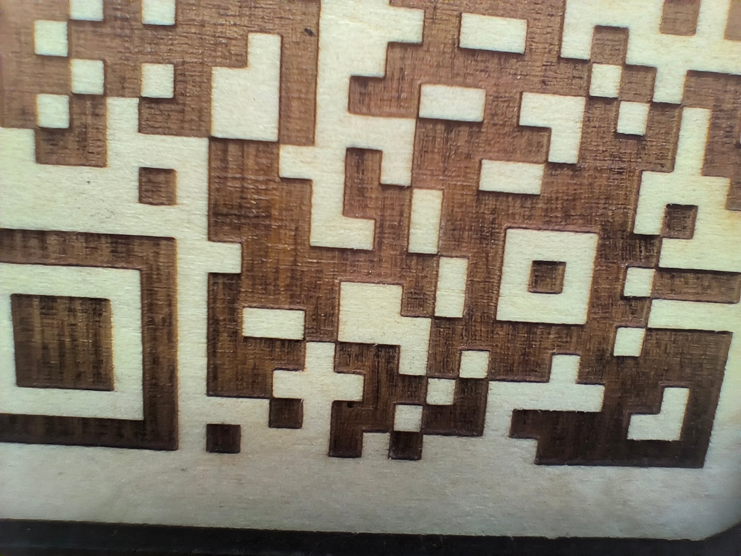 Wooden QR code