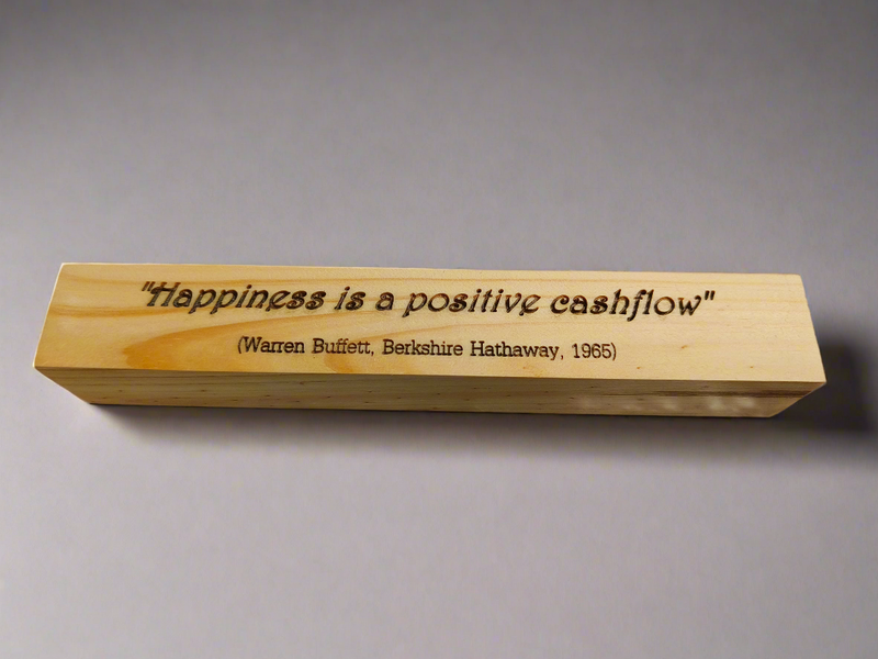 כפיס עץ עם חריטה בלייזר