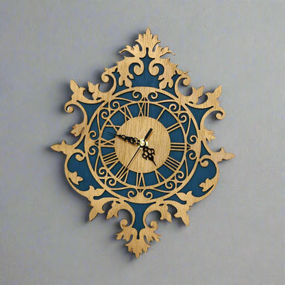 שעון קיר אלגנטי דו-שכבתי 1