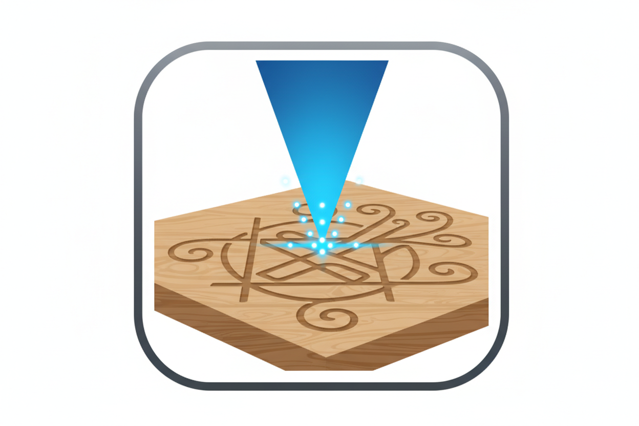 LASER ENGRAVING ICON