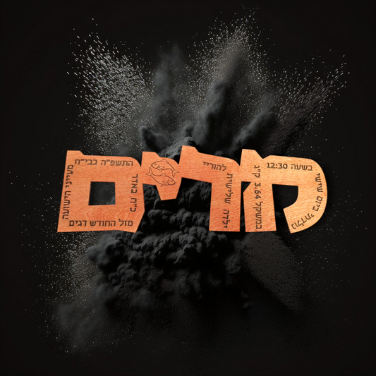 שלט לידה בעיצוב מיוחד