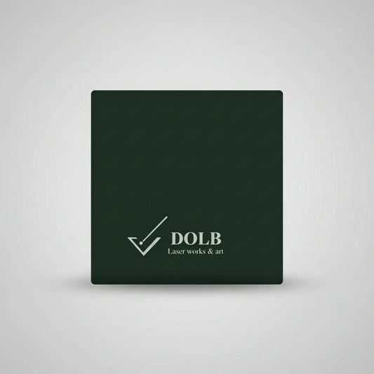 חריטת תמונה בלייזר על פרספקס שחור